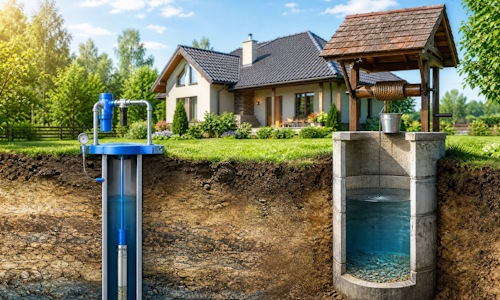 Автономное водоснабжение загородного дома Тверь: скважина или колодец